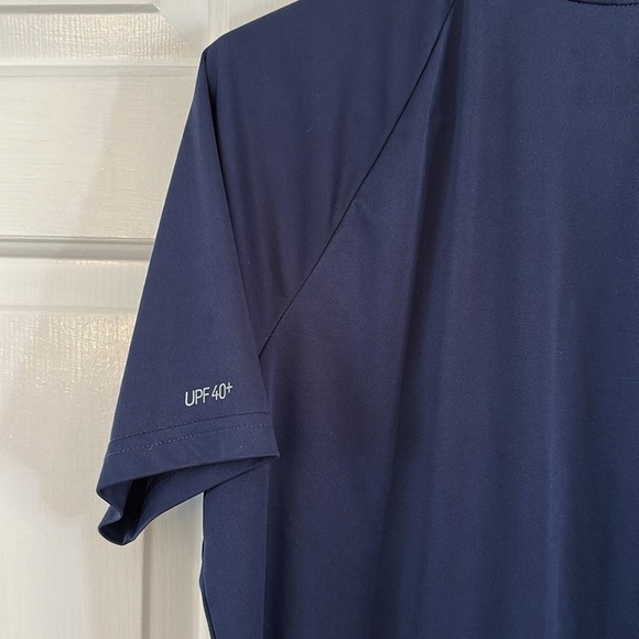 Men’s Nike Swim Dri-Fit UPF 40+ Blue Polyester Short Sleeve Shirt Size Medium - Picture 6 of 6